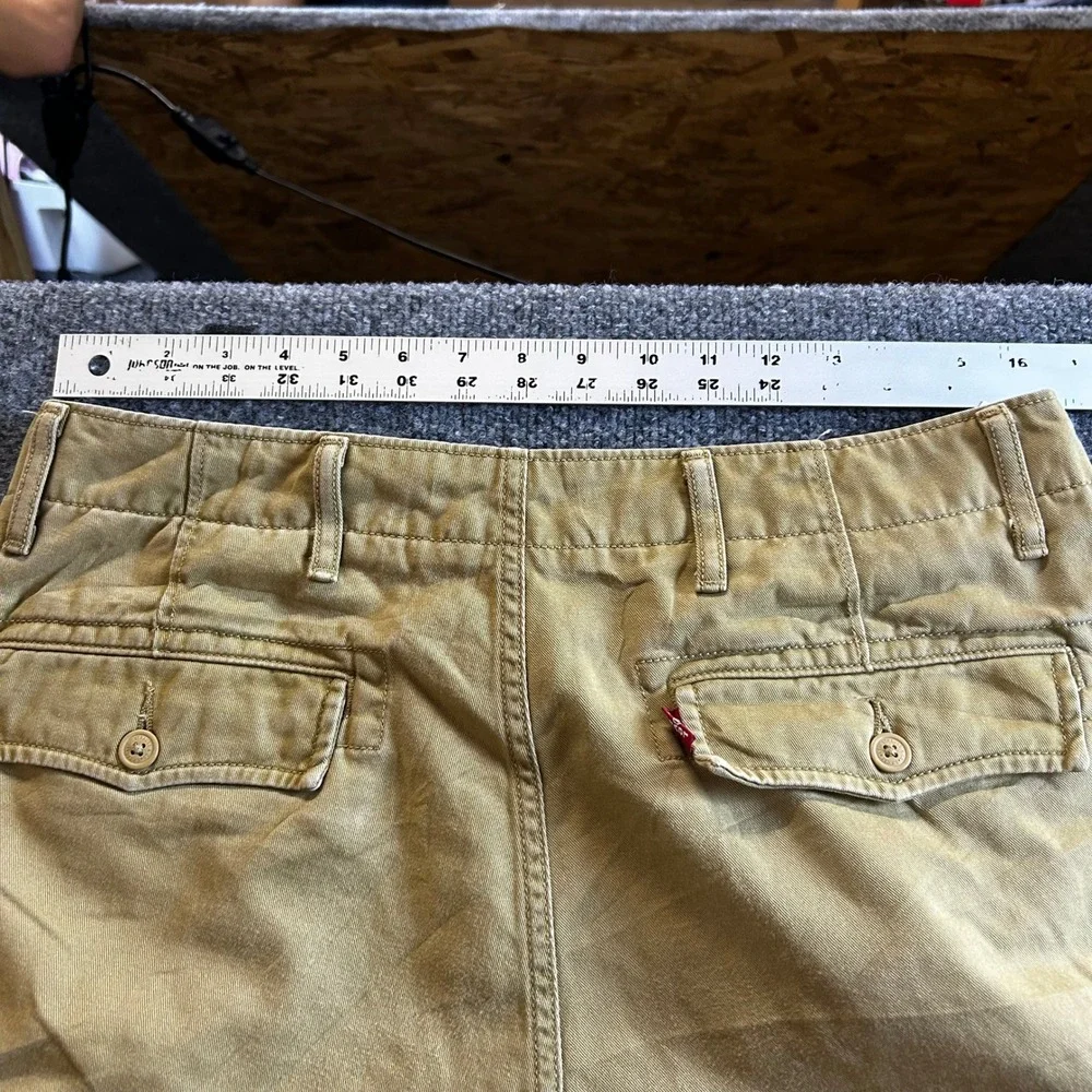 Levi's Cargo Pants Mens Size 30x31 Tan Khaki Cotton Straight Leg Utility Casual